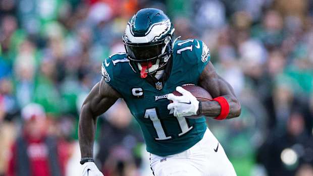 AJ Brown Bill Streicher-USA TODAY Sports